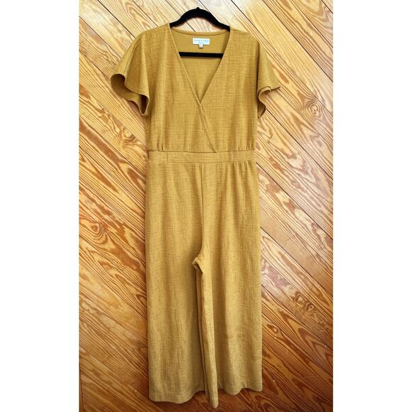 Madewell Texture & Thread Wide-Leg Wrap Jumpsuit - Picture 3 of 8